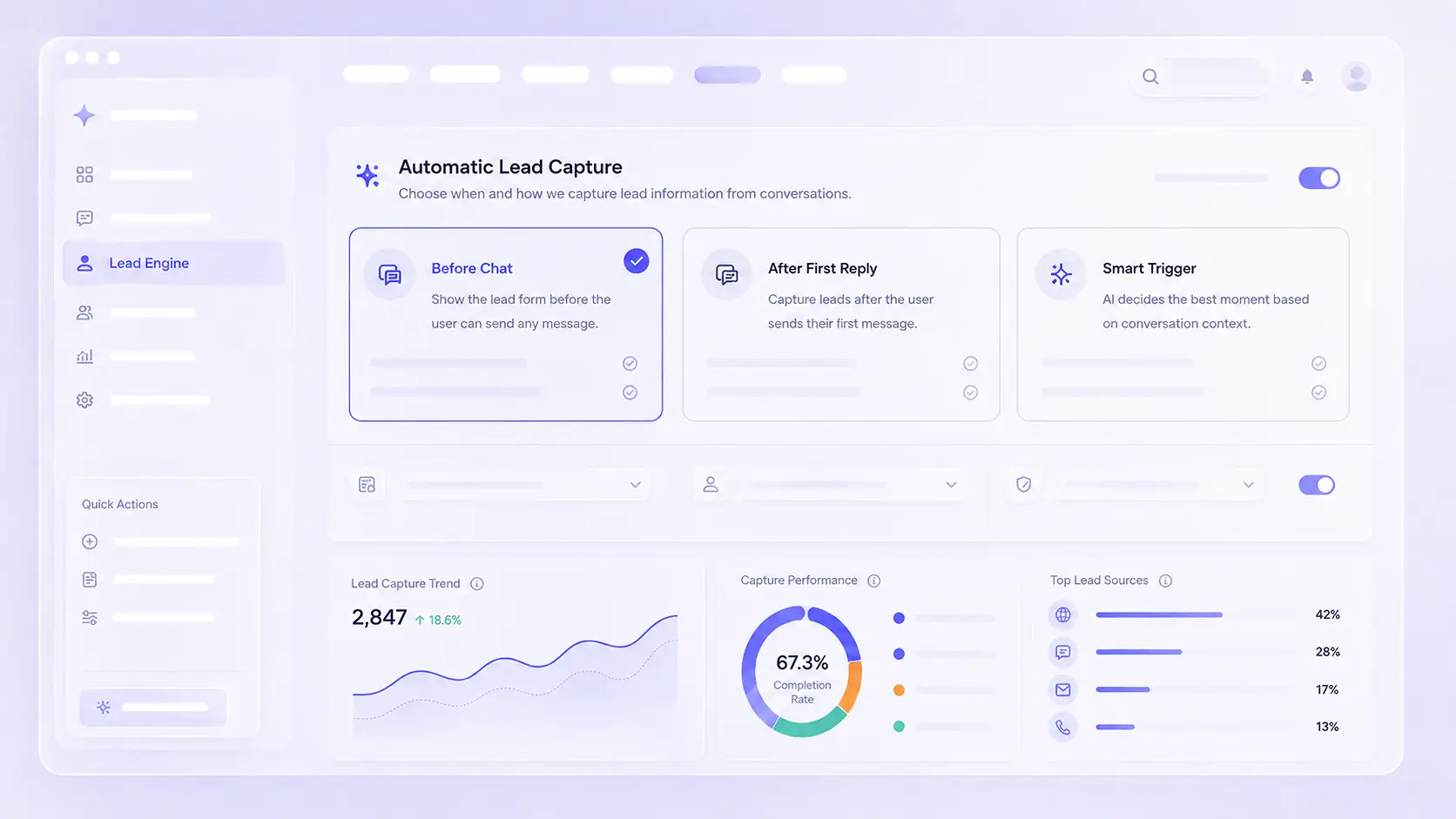 automatic lead capture