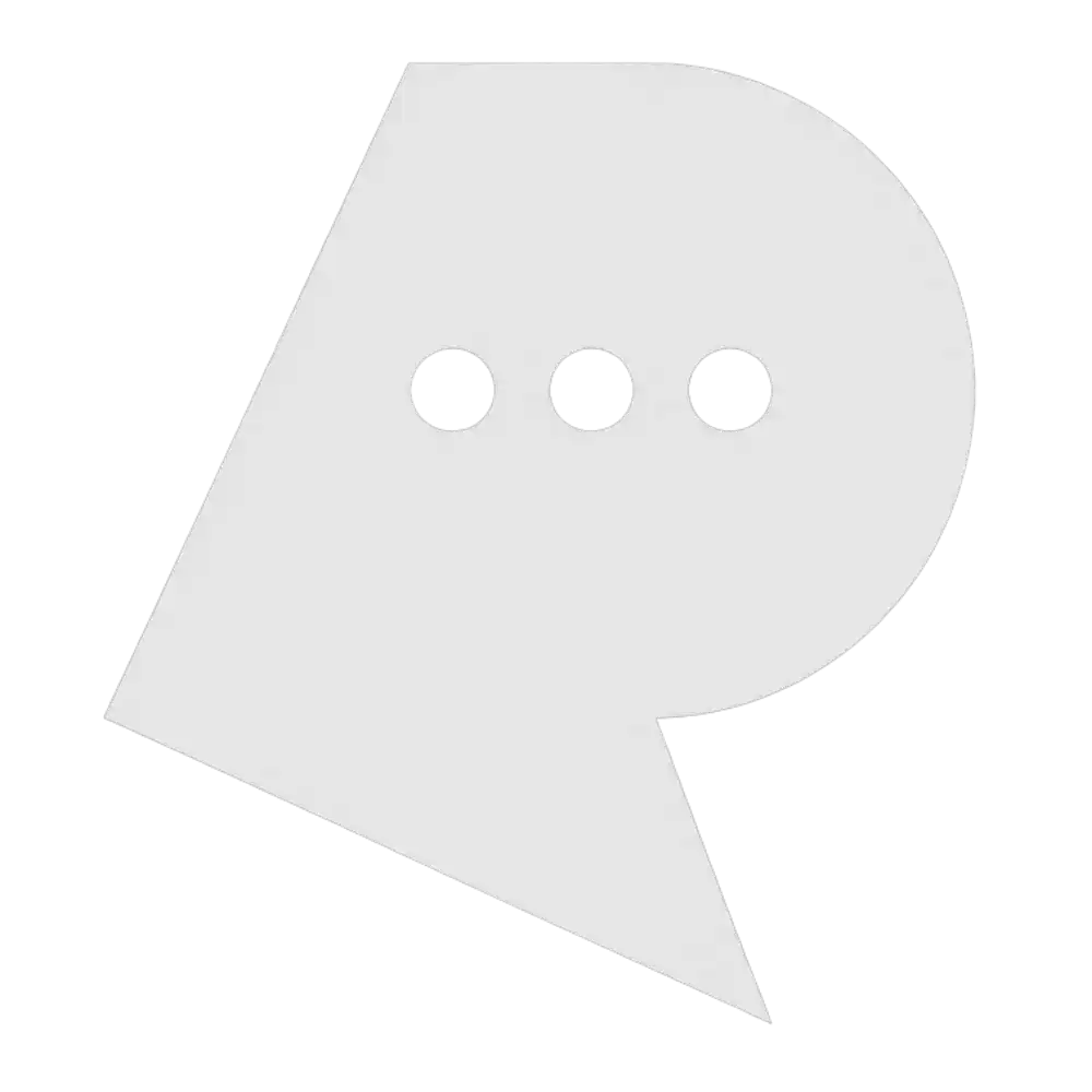 relixchat logo white no background